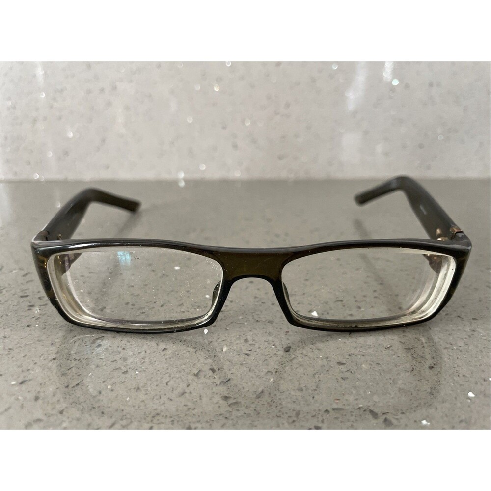 Gucci GG 1444 988 Brown Rectangular Eyeglasses Frames ONLY 130 Full Rim Italy - Picture 1 of 15